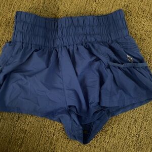 Blue get your flirt on shorts
